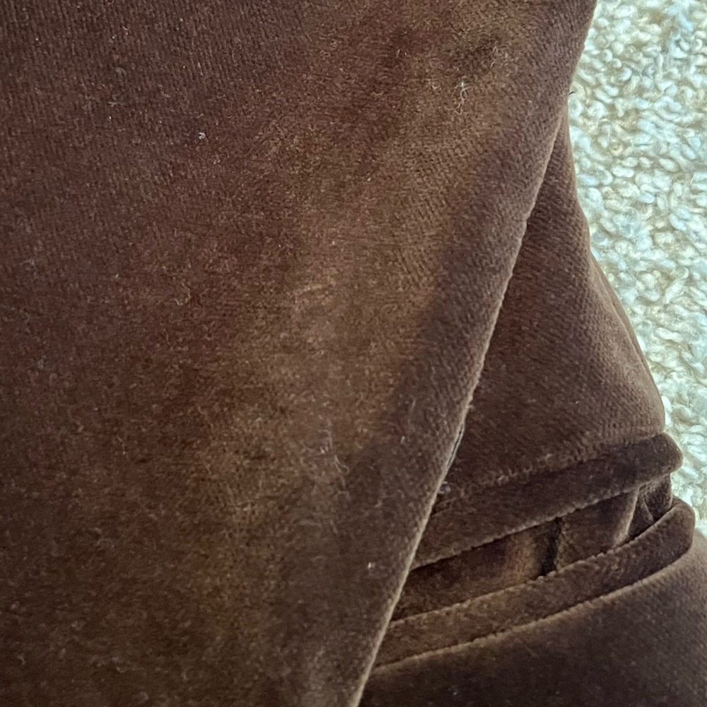 Vintage Velvet CASUAL CORNER Chocolate Brown Blazer - Picture 14 of 16